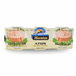 MARATUN triplette de thon à l'huile 195g.