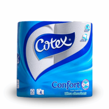 COTEX Papier Hygiénique CONFORT x4