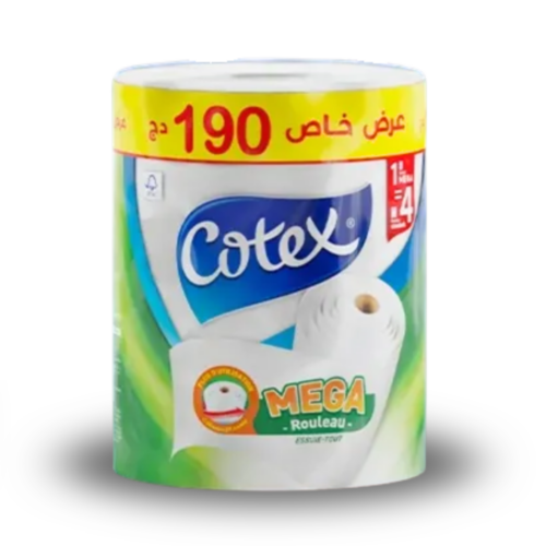 COTEX Essuie-tout MEGA 1 rouleau
