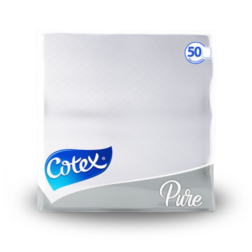 COTEX Serviettes PURE 50pcs
