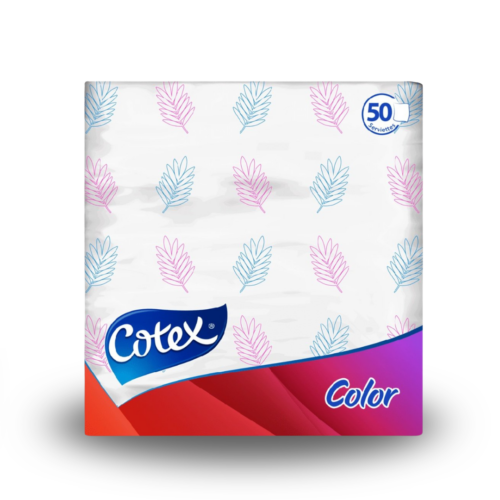 COTEX Serviettes COLOR 50pcs