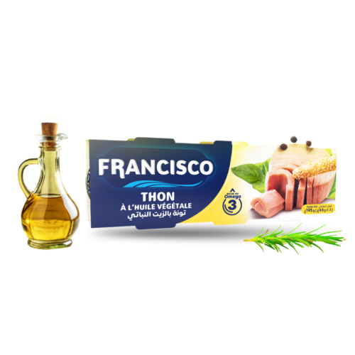 FRANCISCO triplette de thon à l'huile 195g.