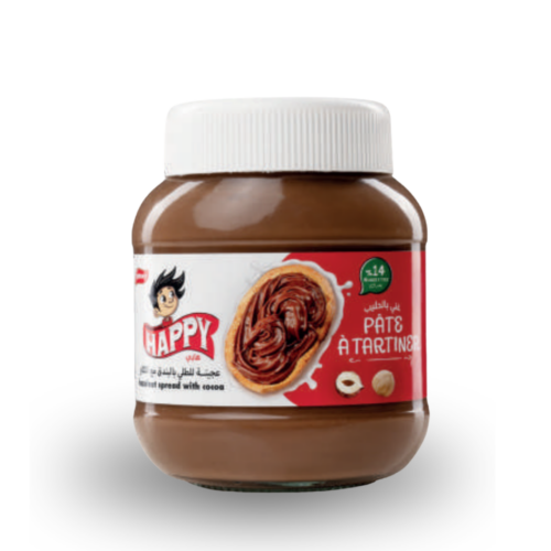 HAPPY pâtes à tartiner chocolat noisettes 350g